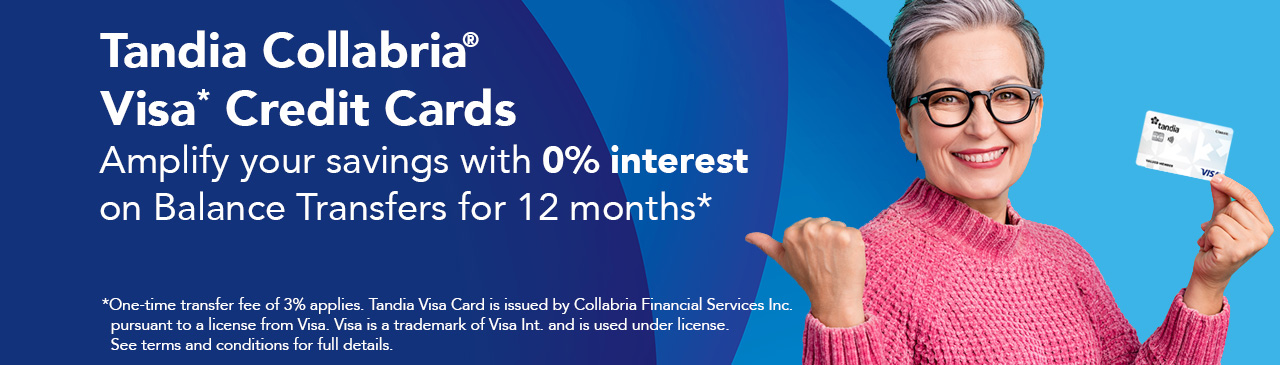 Tandia Collabria Visa Cards